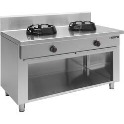 SARO Wok-Gasherd mit offenem Unterbau CC/03