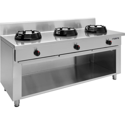 SARO Wok-Gasherd mit offenem Unterbau Modell CC/03