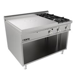 SARO Glühplattenherd offener Unterbau +2 Brenner LQ