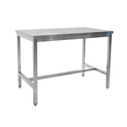 SARO Edelstahltisch ohne Unterblatt - B 1400 x T 600