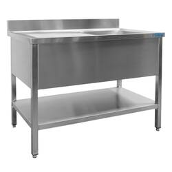 SARO Spültisch 1 Becken, rechts - B 1000 x T 600