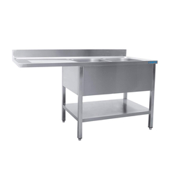 SARO Spülcenter 2 Becken rechts - B 2000 x T 600 mm