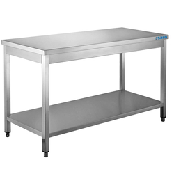 SARO Edelstahltisch, Unterblatt - B 700 x T 700 mm