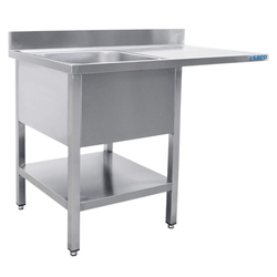 SARO Spülcenter 1 Becken, links - B 1400 x T 700 mm