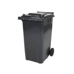SARO 2 Rad Müllgroßbehälter 80 Liter  -grau- MGB80G