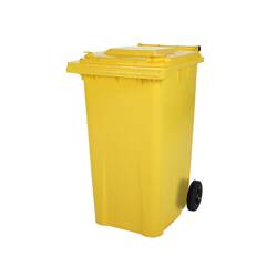 SARO 2 Rad Müllgroßbehälter 80 Liter  -gelb- MGB80GE