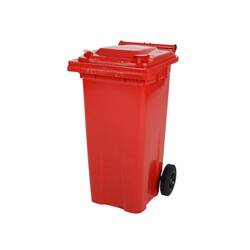 SARO 2 Rad Müllgroßbehälter 120 Liter  -rot- MGB120RO