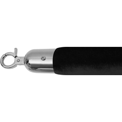 SARO Kordel für Absperrpfosten schwarz / silber AF 220