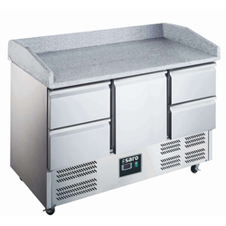 SARO Pizzatisch, 1 Tür + 4 Schubladen, Modell 903 PZ 1/4