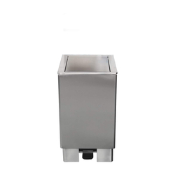 SARO Edelstahlmülleimer 60 Liter, Modell Apollo