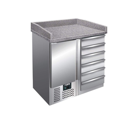 SARO Pizzatisch, 1 Tür+ 6 Schubladen, Modell PZ 4001
