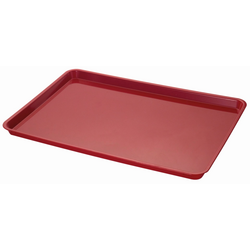 SARO ABS Tablett 600 x 400,  Farbe: Rot, VPE 20