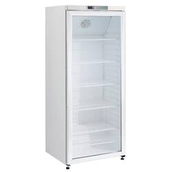 Alpeninox Umluft-Gewerbekühlschrank KU 400-G W, Farbe: Weiß