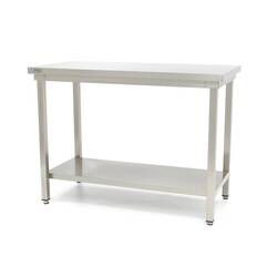 Maxima Edelstahl-Arbeitstisch Deluxe 1200 x 600 mm, Größe: 1200x600