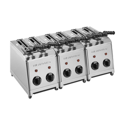Milantoast Sandwich Toaster Edelstahl 6 Scheiben, Farbe: Edelstahl, Ausführung: 6 Scheiben