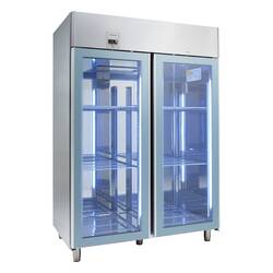 Alpeninox Cool-Line Glastürkühlschrank KU 1402-G BASE, Ausführung: KU 1402-G BASE