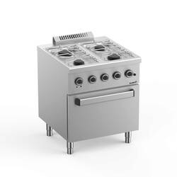 Bergman Gasherd 4 Brenner mit Elektroofen