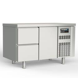 Bergman Profi-Line 700 Tiefkühltisch 2-fach - 2 S / 1 T - GN 1/1