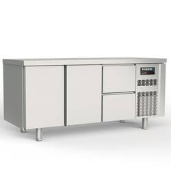 Bergman Profi-Line 700 Kühltisch 3-fach - 2 T / 2 S GN 1/1