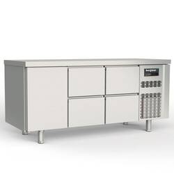 Bergman Profi-Line 700 Kühltisch 3-fach - 1 T / 4 S GN 1/1