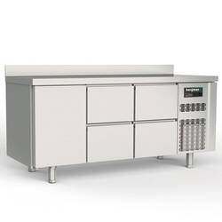 Bergman Profi-Line 700 Kühltisch 3-fach - 1 T / 4 S GN 1/1 + AK