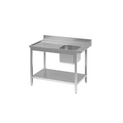 Bergman Profi-Line Zulauftisch 1200 Links mit 1 Becken
