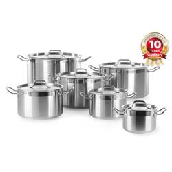 Hendi Kochtopf, mittel - mit Deckel 7 Liter, Variante: 7 L