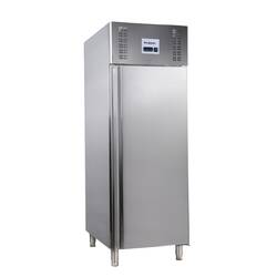 Bergman Basic-Line 700 Gastro Edelstahl-Kühlschrank 1-türig GN 1/1 -429 l