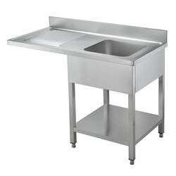 Bergman Basic-Line 600 Spülzentrum 12 x 6 mit 1 Becken rechts