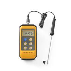 Hendi Stoßfester Thermometer mit Digitalanzeige und Stiftsonde