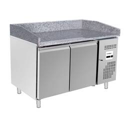 Bergman Basic-Line 800 Pizzakühltisch 2-türig - 390 l