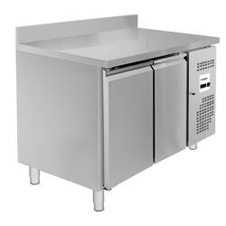 Bergman Basic-Line 700 Kühltisch 2-türig mit Aufkantung - 280 l