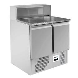 Bergman Basic-Line 700 Pizza-Saladette 2-türig  - 900 l