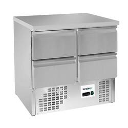 Bergman Basic-Line 700 Kühltisch Mini - 2-fach - S/S (230 V)