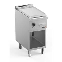 Bergman Gas-Grillplatte auf Unterschrank, 1 Platte glatt