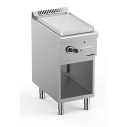 Bergman Gas-Grillplatte auf Unterschrank, 1 430 STAHL-Platte glatt