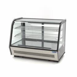 Maxima Kühlvitrine 160L Schwarz, Inhalt: 160 Liter
