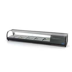 Maxima Sushi Tapas Vitrine 132 Liter, Inhalt: 132 Liter