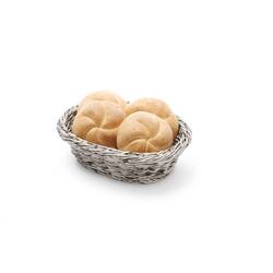 Hendi Brotkorb, oval Grau 190x120x(H)60 mm, Farbe: Grau, Größe: 190x120x(H)60 mm