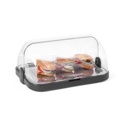 Hendi Rolltop-Display gekühlt 440x320x(H)205 mm