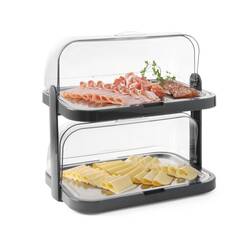 Hendi Rolltop-Display gekühlt 440x320x(H)440 mm
