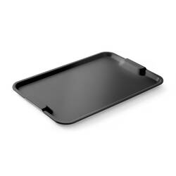 Hendi Serviertablett Euronorm mit Griff Schwarz 530x370 mm, Farbe: Schwarz