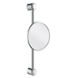 Aliseo Concierge Collection Kosmetikspiegel an Wandstange - ø220 mm, Variante: Wandstange, Farbe: Chrom, Durchmesser: ø220 mm