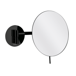 Aliseo Cosmo Minimalist Kosmetikspiegel mit Schwenkarm - Schwarz, Variante: Schwenkarm, Farbe: Schwarz