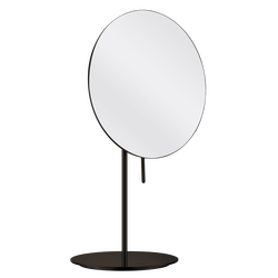 Aliseo Cosmo Minimalist Kosmetikspiegel Standmodell - Schwarz, Variante: Standmodell, Farbe: Schwarz