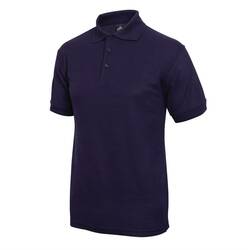 Unisex Poloshirt marineblau M