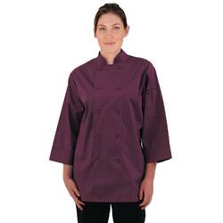 Chef Works Unisex Kochjacke bordeaux S