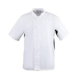 Whites Nevada Kochjacke kurze Ärmel weiß L, Kleidergröße: L, Farbe: Weiß