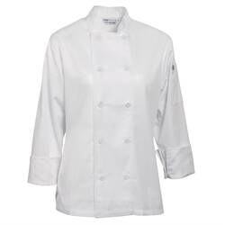 Chef Works Marbella Damenchefkochjacke lange Ärmel weiß XL