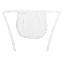 Whites Kellnerschürze mit Spitze